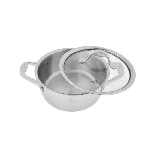 Karaca 3Ply PowerSteel 316+ Stainless Steel Pot 20 cm 2.6L Induction