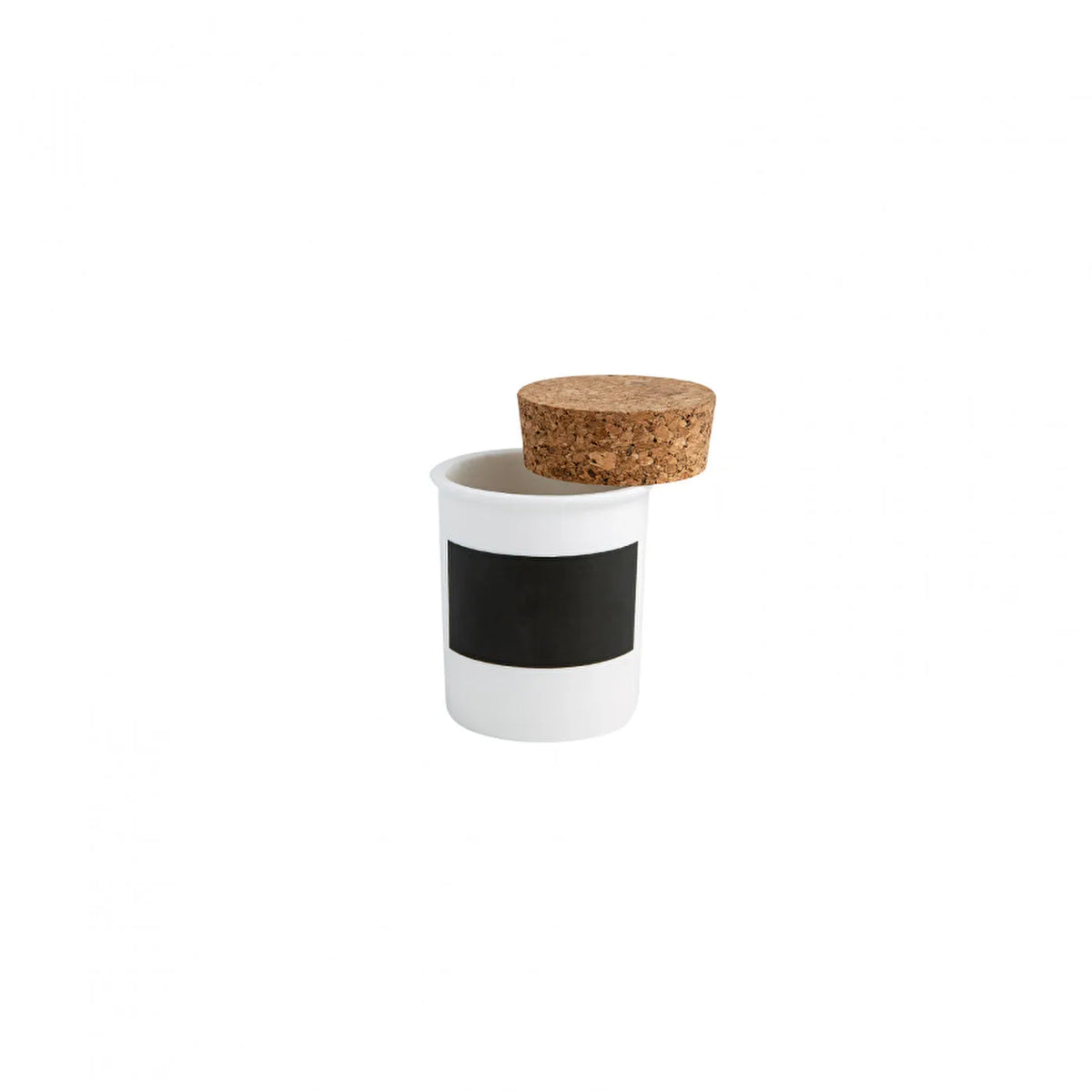 Karaca 5-Piece Porcelain White Spice Rack Set side view