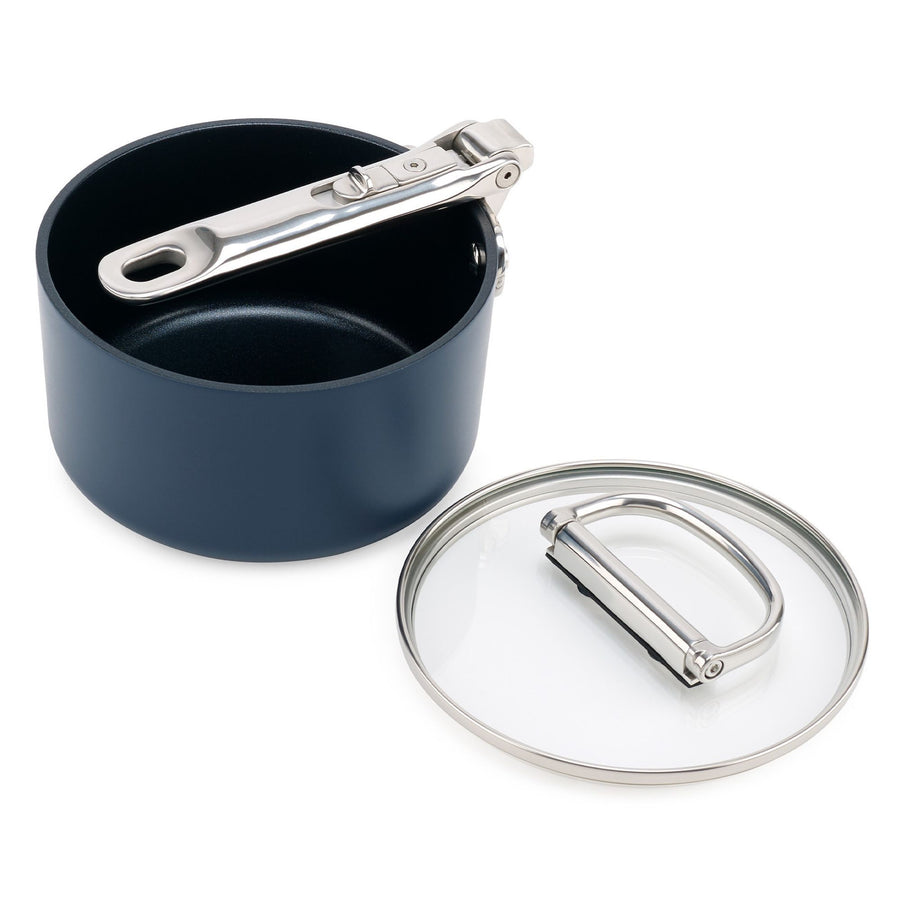 Joseph Joseph Space Cookware – Folding Pan in Midnight Blue (1.32L)