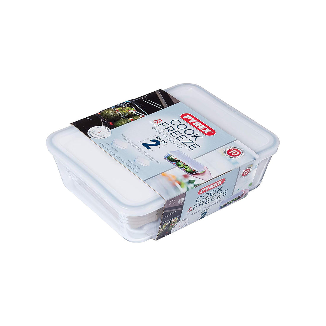 Pyrex Set of 2 Cook & Freeze 242P + 243P – Buy in Lebanon