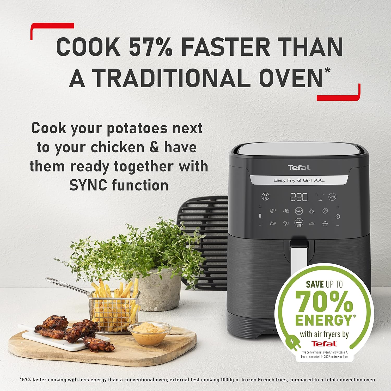 Tefal Easy Fry & Grill XXL FlexiZone 6.5 L Digital