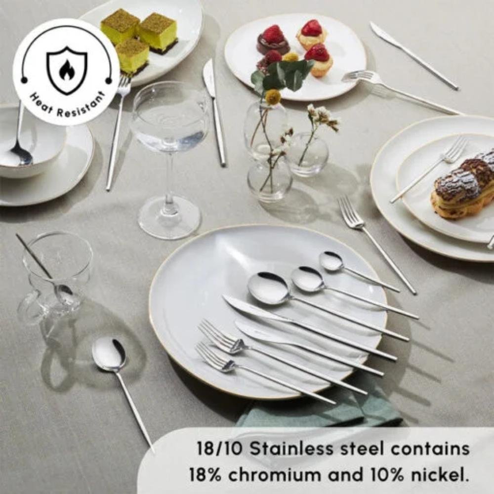 Karaca Mild 84-Piece 12-Person Silver Cutlery Set Lebanon
