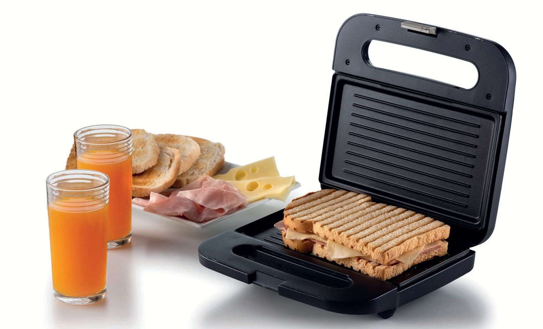 Ariete Night Grey Sandwich Maker – 750W, 23×13cm