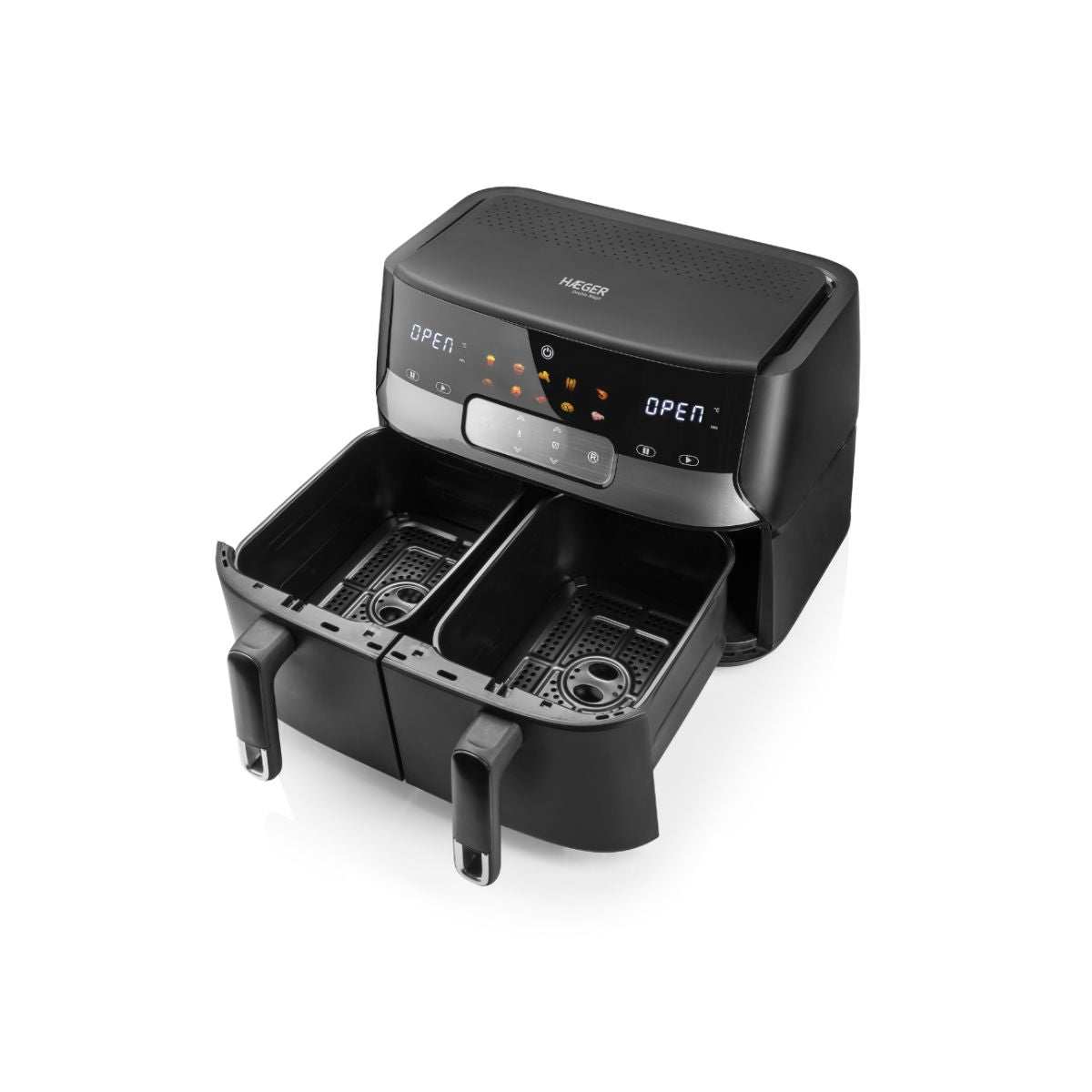 Haeger Digital Air Fryer 9 L, 2 Baskets