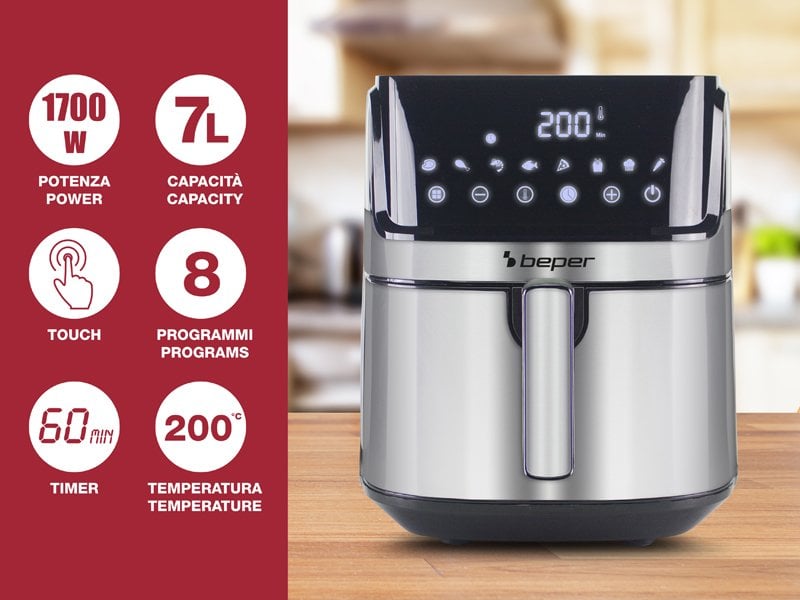 Beper Digital Air Fryer, 7L