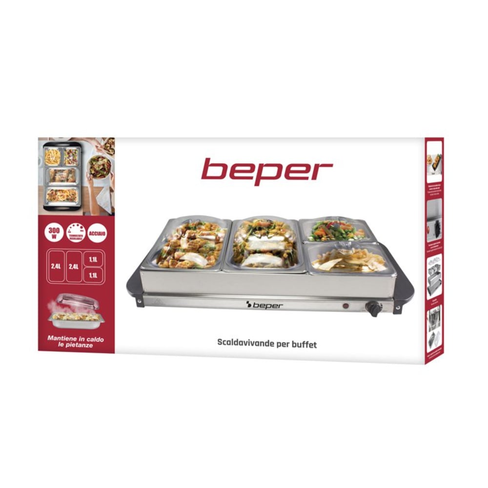 Beper Steel / Plastic Buffet Warmer Metallic Grey – Buy in Lebanon