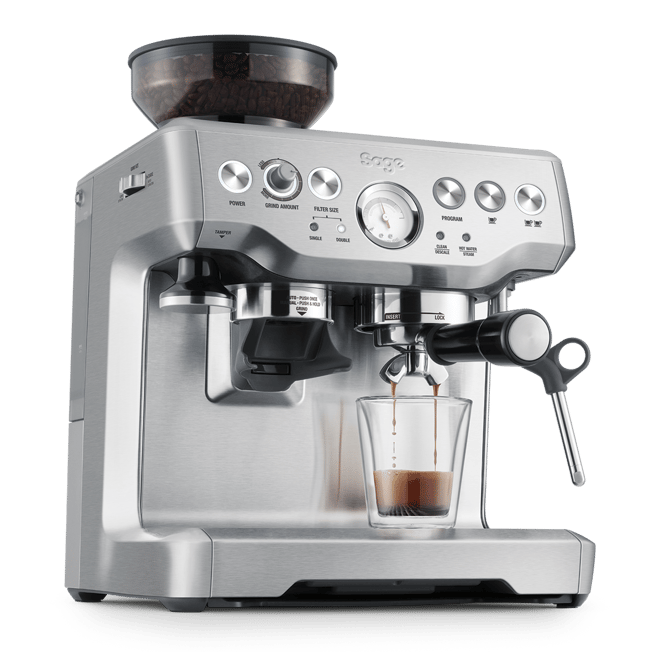 Sage Barista Express BES875UK stainless steel coffee machine
