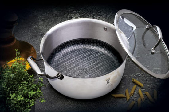 Berlinger Haus Eternal Casserole with Lid Non-Stick Inox