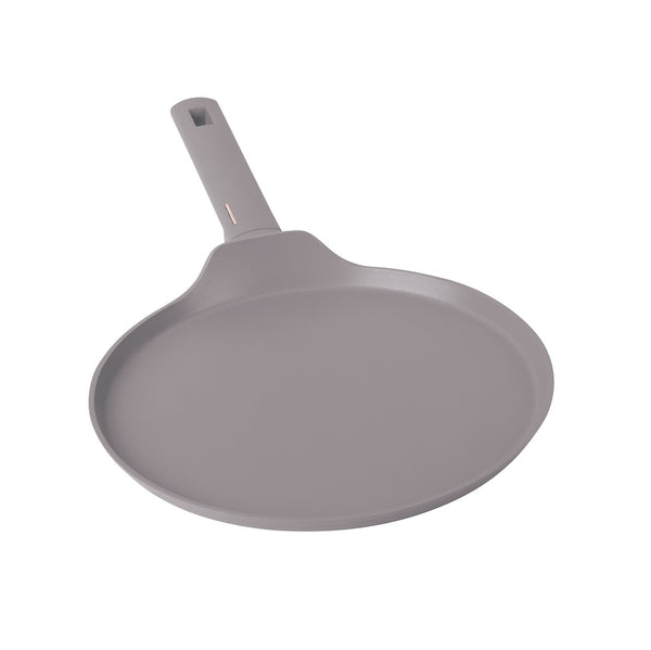 Berlinger Haus 28cm Pancake Pan Taupe Matt Cream TitanPro Non-Stick Induction