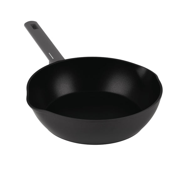 Berlinger Haus 28cm Deep Fry Pan 2 Pouring Mouths Anthracite TitanPro Non-Stick