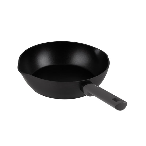 Berlinger Haus 28cm Deep Fry Pan 2 Pouring Mouths Anthracite TitanPro Non-Stick