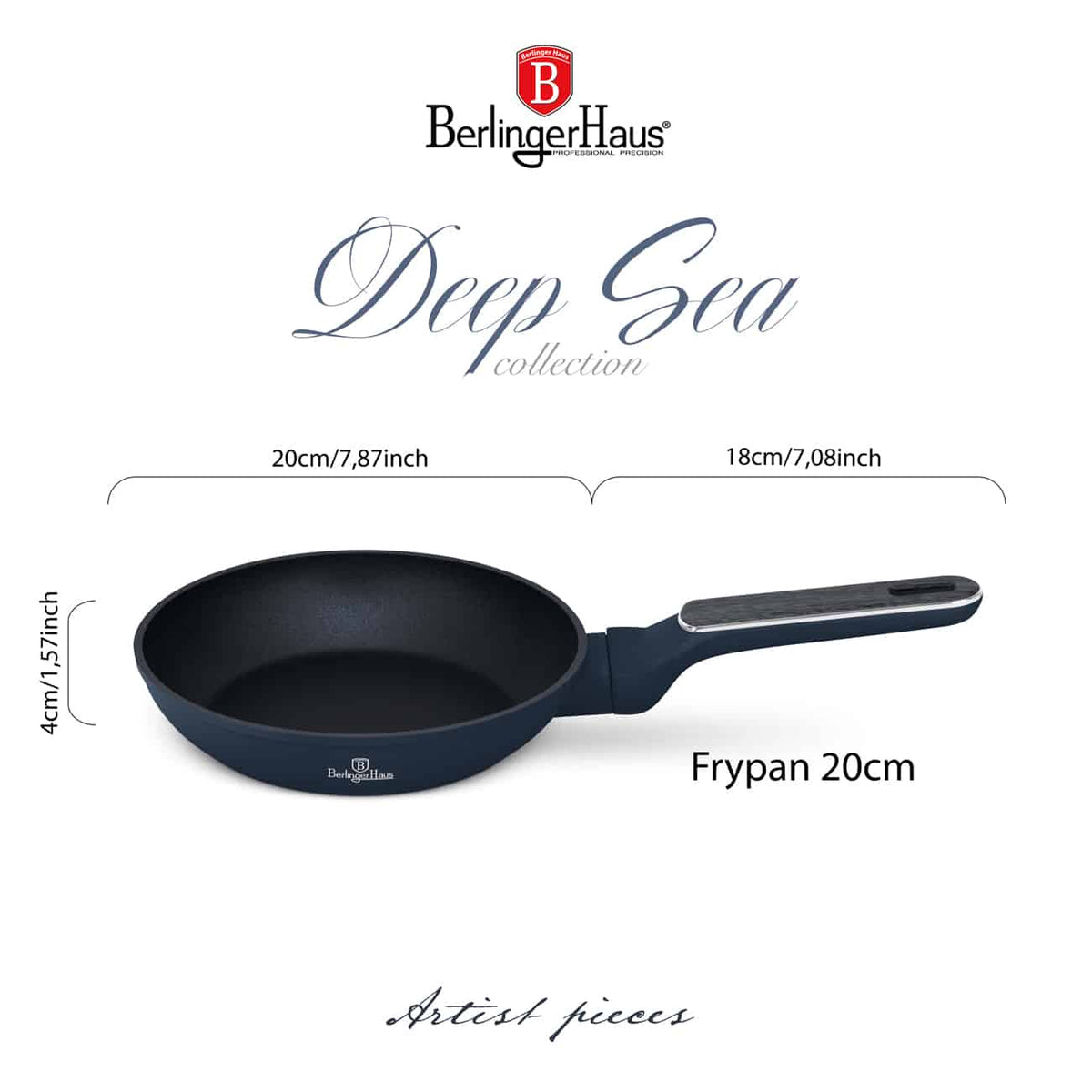 Berlinger Haus Deep Sea Collection Frypan 28cm – view 3