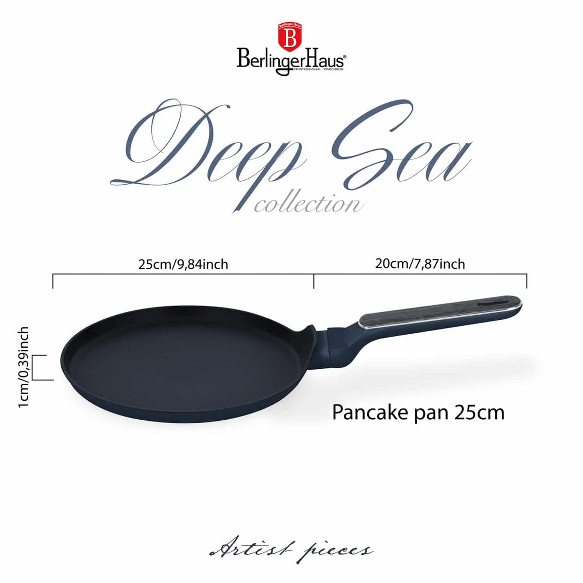 Berlinger Haus Deep Sea Collection Pancake Pan 25cm – view 2