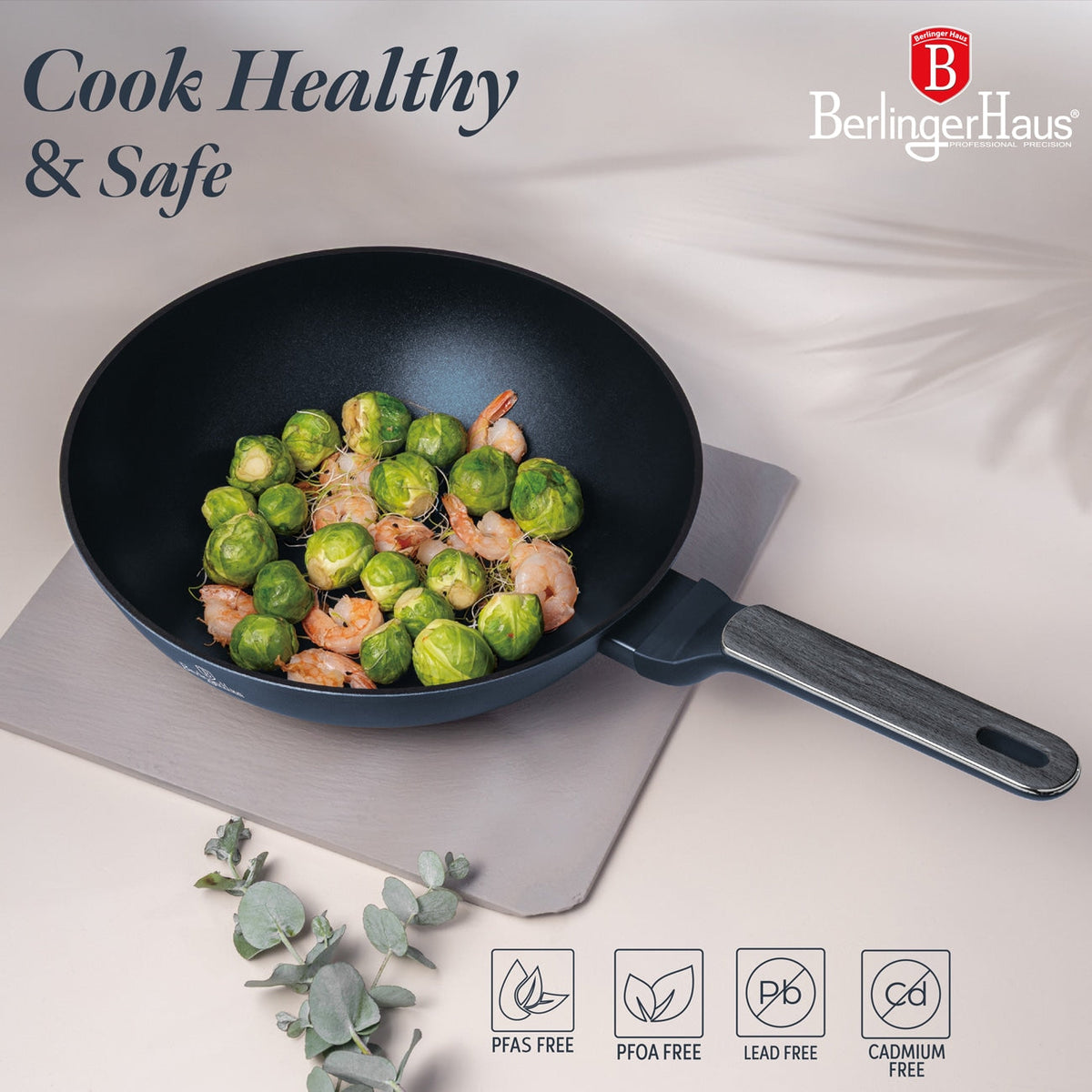 Berlinger Haus Deep Sea Collection Wok 28cm 3.5L – view 3