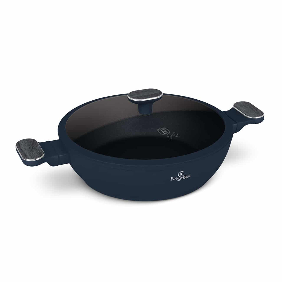 Berlinger Haus Deep Sea Collection Shallow Pot 28cm 3.8L – With Lid