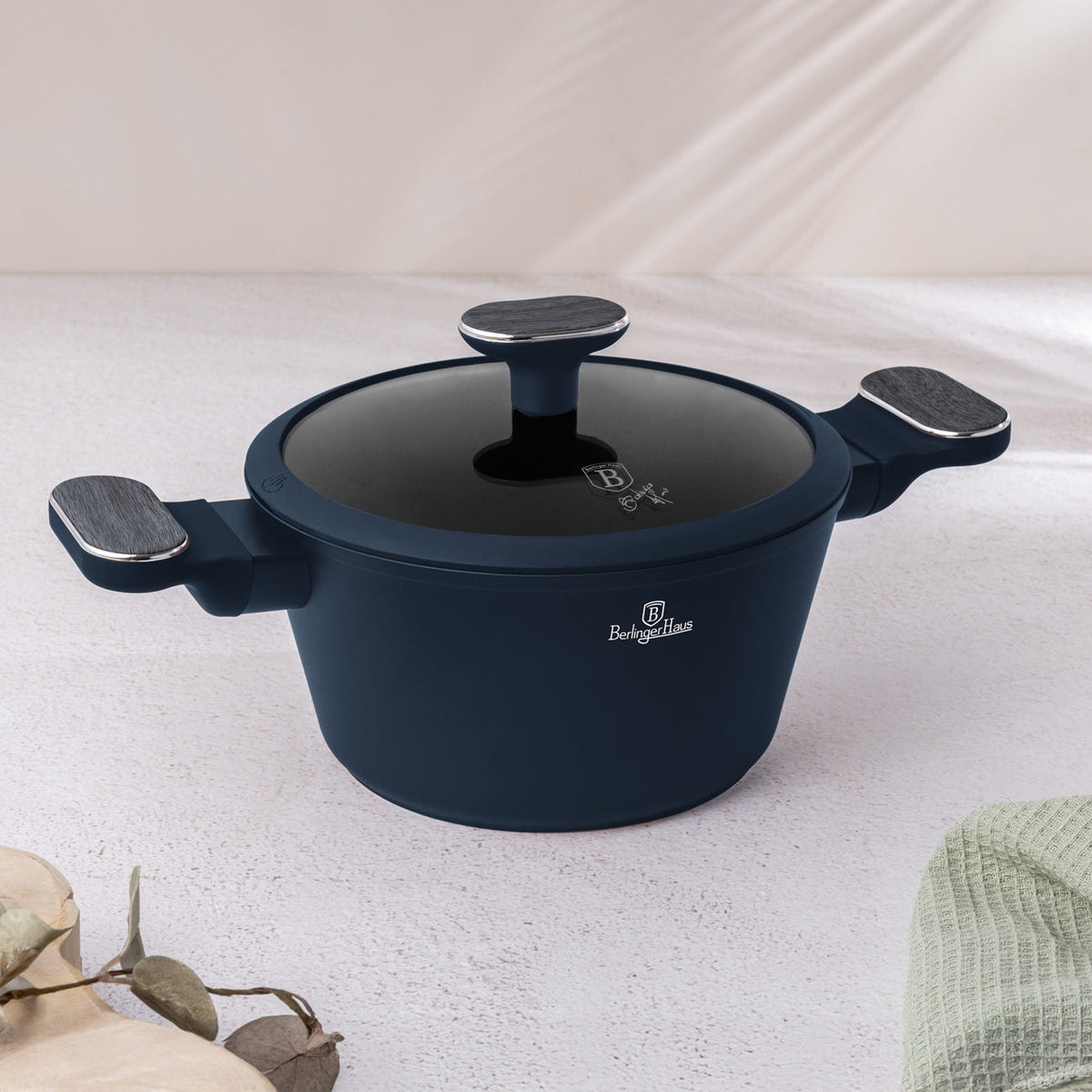 Berlinger Haus Deep Sea Collection Casserole 28cm – With Lid – view 2