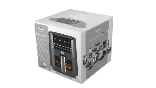 Berlinger Haus 8L Air Fryer 1650W Visible Window Anthracite BH9609