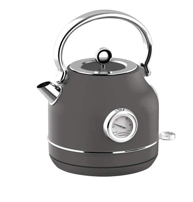 Berlinger Haus Electric Kettle 1.7L 2200W Built-In Thermometer Matt Anthracite BH-9641