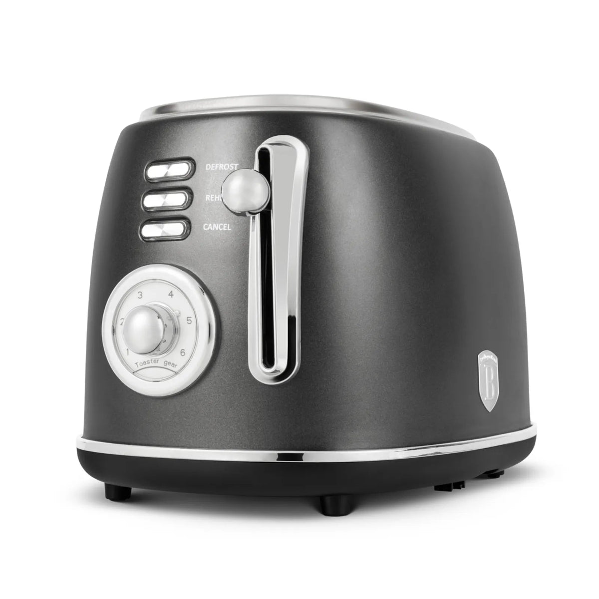 Berlinger Haus Toaster 850W 6 Browning Levels Wide Slots BH-9643N – Anthracite