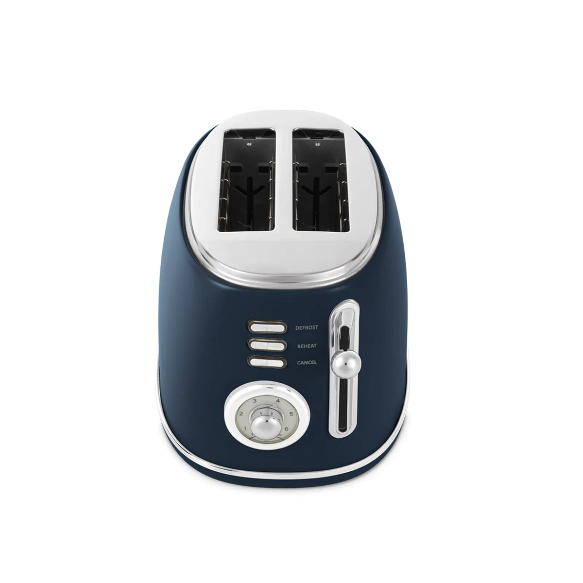 Berlinger Haus Toaster 850W 6 Browning Levels Wide Slots BH-9643N – view 4 – Deep Sea Blue