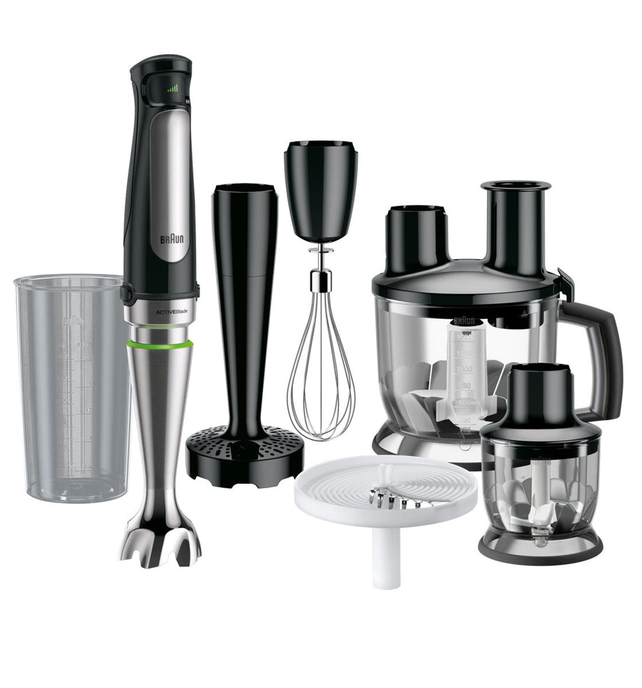 Braun MultiQuick 7 Hand Blender 1000W ActiveBlade Food Processor Purée Tool