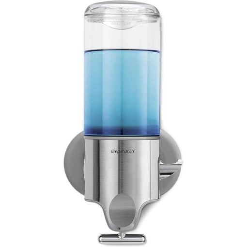 SimpleHuman Single Wall Mount Shower Pump BT1034 444ml Stainless Steel