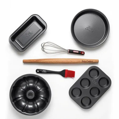 Betty Crocker Non-Stick Bakeware Set of 7 – Grey