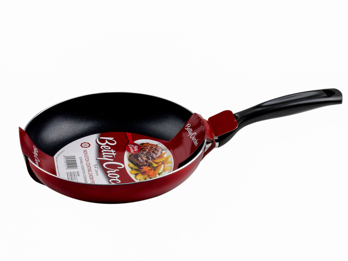 Betty Crocker Non-Stick Frying Pan 24 cm – Red