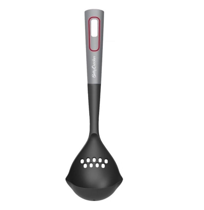 Betty Crocker Nylon Soup Ladle 33.5cm – Black & Grey