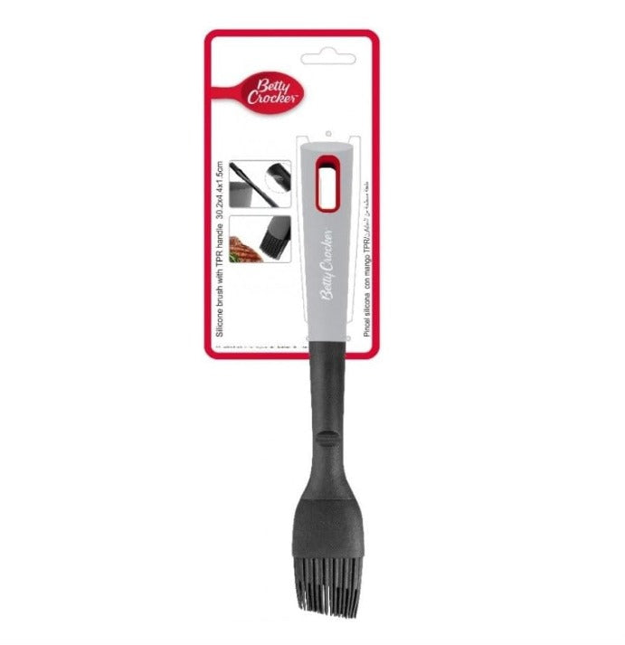 Betty Crocker Silicone Brush 30.2cm – Black & Grey
