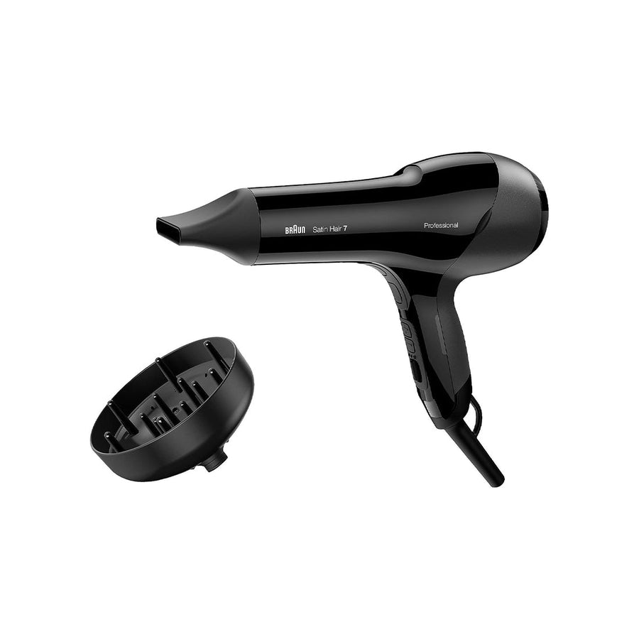 Braun Satin Hair 7 Sensodryer, Professional Hair Dryer & Diffuser Black