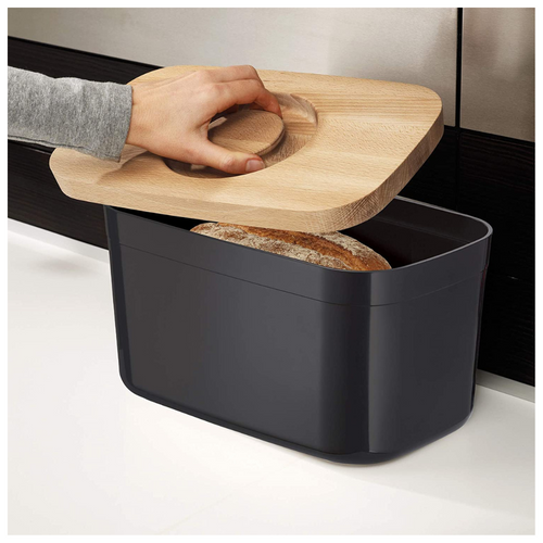 Joseph Joseph Bread Bin With Bamboo Lid
