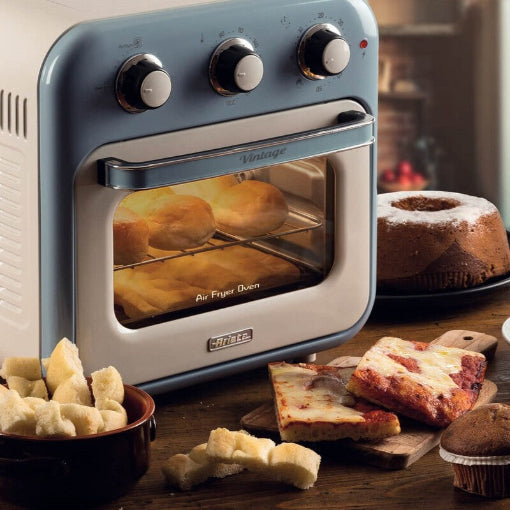 Ariete Vintage Air Fryer Oven 16L 1400W Rotisserie Healthy Fryer Retro