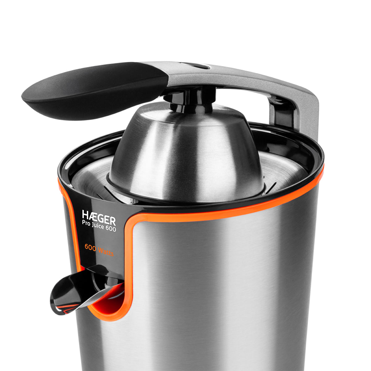 HAEGER Citrus Juicer Pro Juice 600 – 600W | Stainless Steel Design