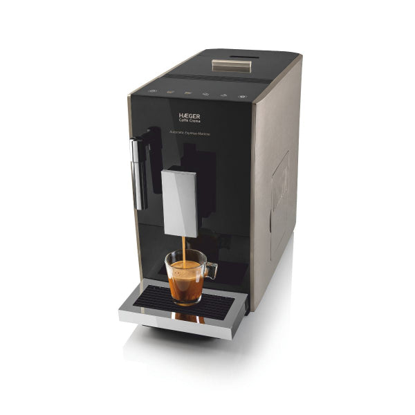 Haeger Caffè Crema Automatic Coffee Machine 19-Bar Grinder Touchscreen 1350W