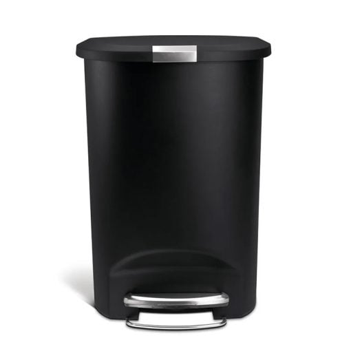 SimpleHuman 50L Kitchen Step Trash Can  Brushed Stainless Steel
