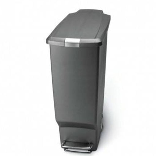 SimpleHuman CW1363 Slim Pedal Bin Plastic 40L  Grey