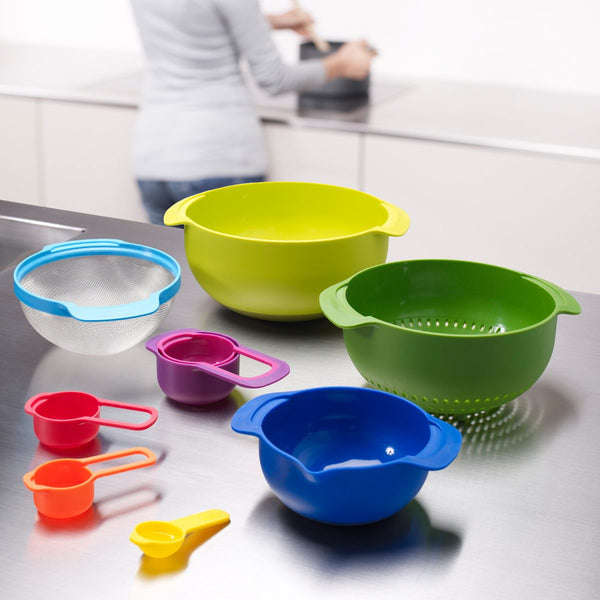 Joseph Joseph Nest 9 Plus 9-Piece Food Preparation Set - Multicolour