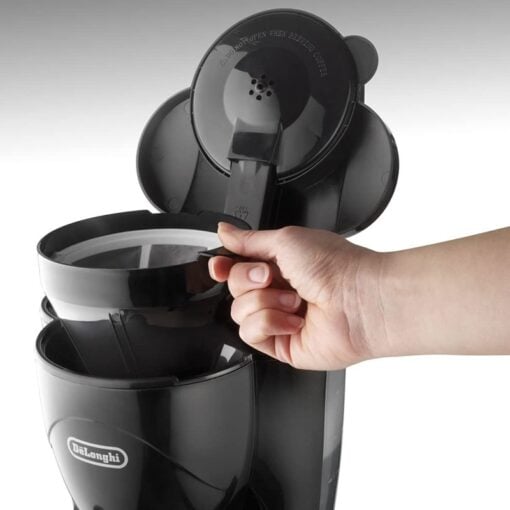 DeLonghi Drip Coffee Machine ICM2.1B 1.25L 1000W Nylon Permanent Filter