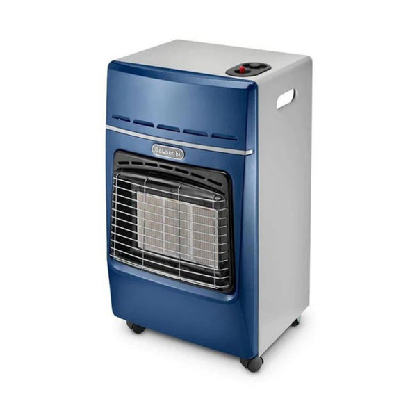 DeLonghi DHG-IR3010BW Gas Heater – 4200W, 3 Burners, Blue/White