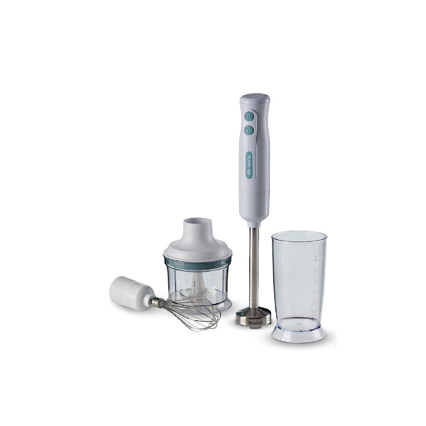 Ariete 3-in-1 Hand Blender Set Stainless Steel Blade Chopper Whisk
