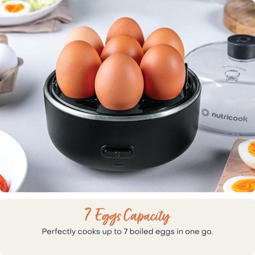 Nutricook Eggi Egg Cooker NCK-EC207ME 7 Capacity Auto Shut Off Boiler Bin