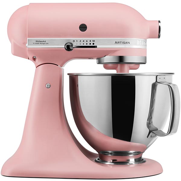 Kitchenaid 4.8L Tilt-Head Stand Mixer Artisan Dried Rose