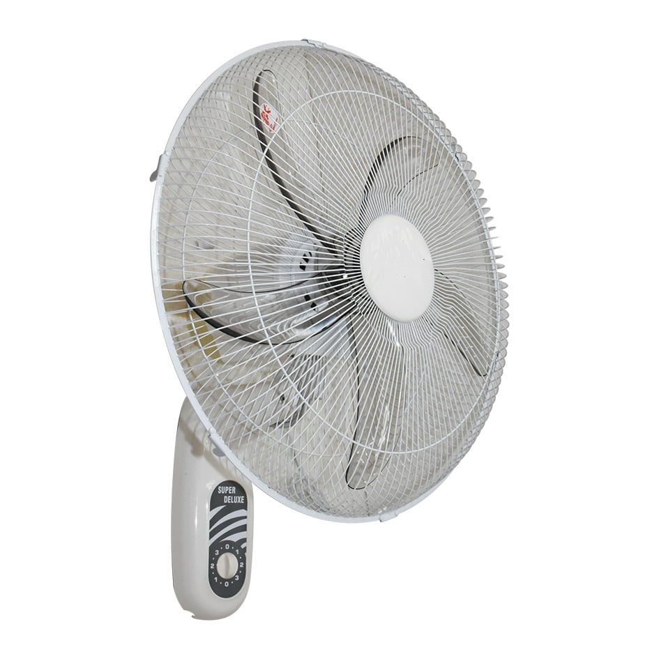 Wave Wall Fan 5 Blades 75W 18 Inch Black