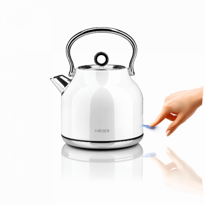Haeger ART DECO WHITE * Electric kettle - 1.7 L - 2200W