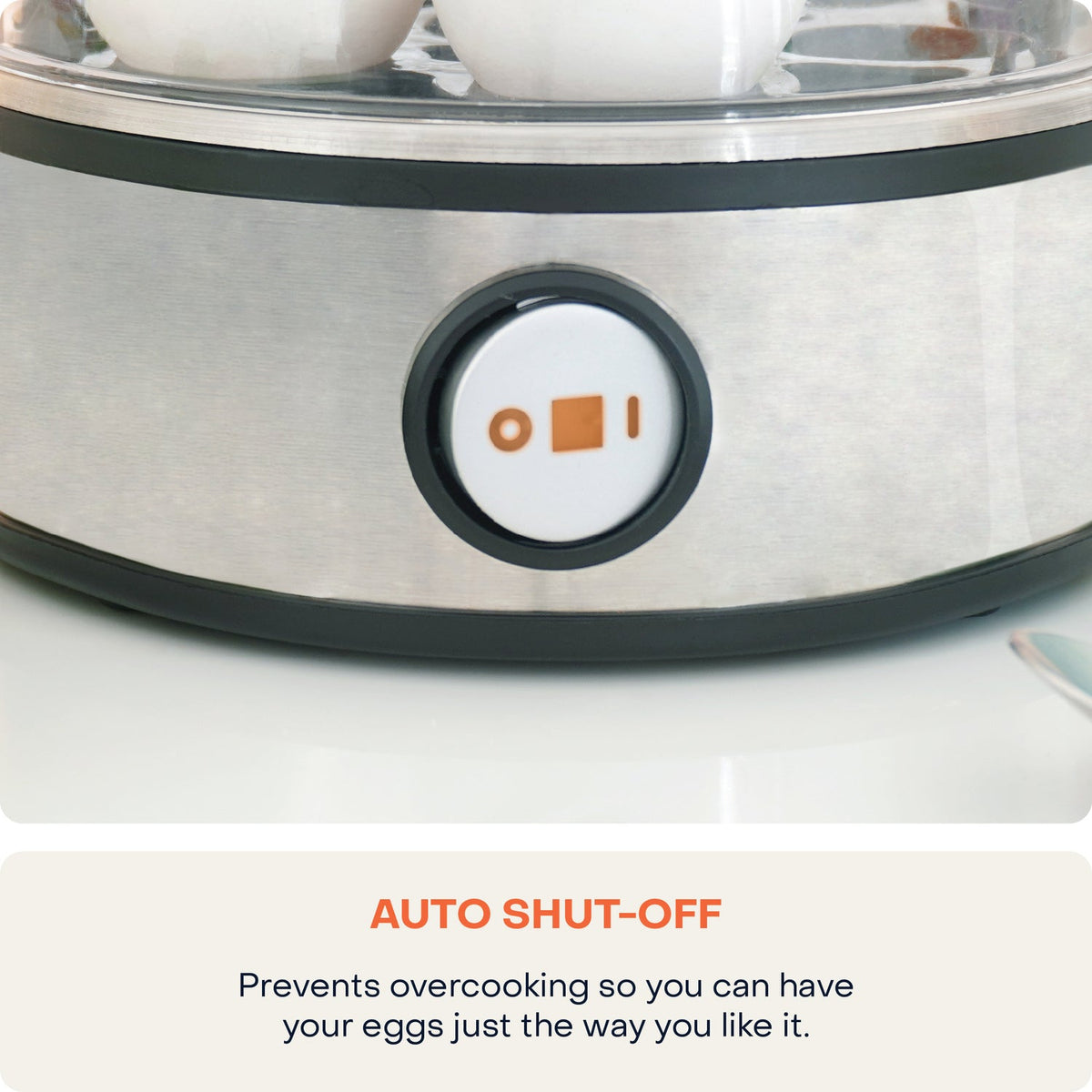 Nutricook Egg Cooker NC-EC360 360W 7 Capacity Boiler Poacher Steamer Tray Bin