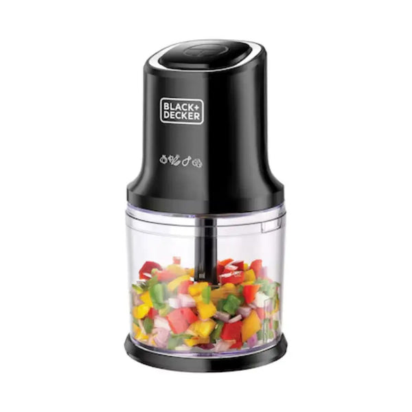 BLACK+DECKER Vertical Chopper FC500-B5 500W 500ml 4 Blade Food Processor Bin