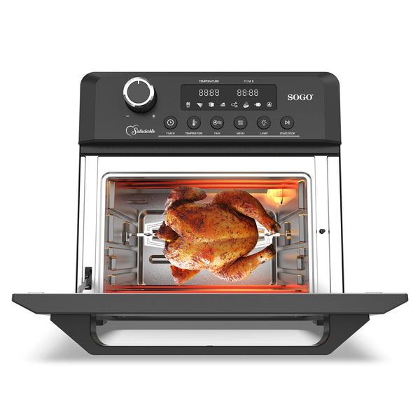 SOGO Air Fryer Oven 18L 1500W Multi-Function Oil-Free Rotisserie