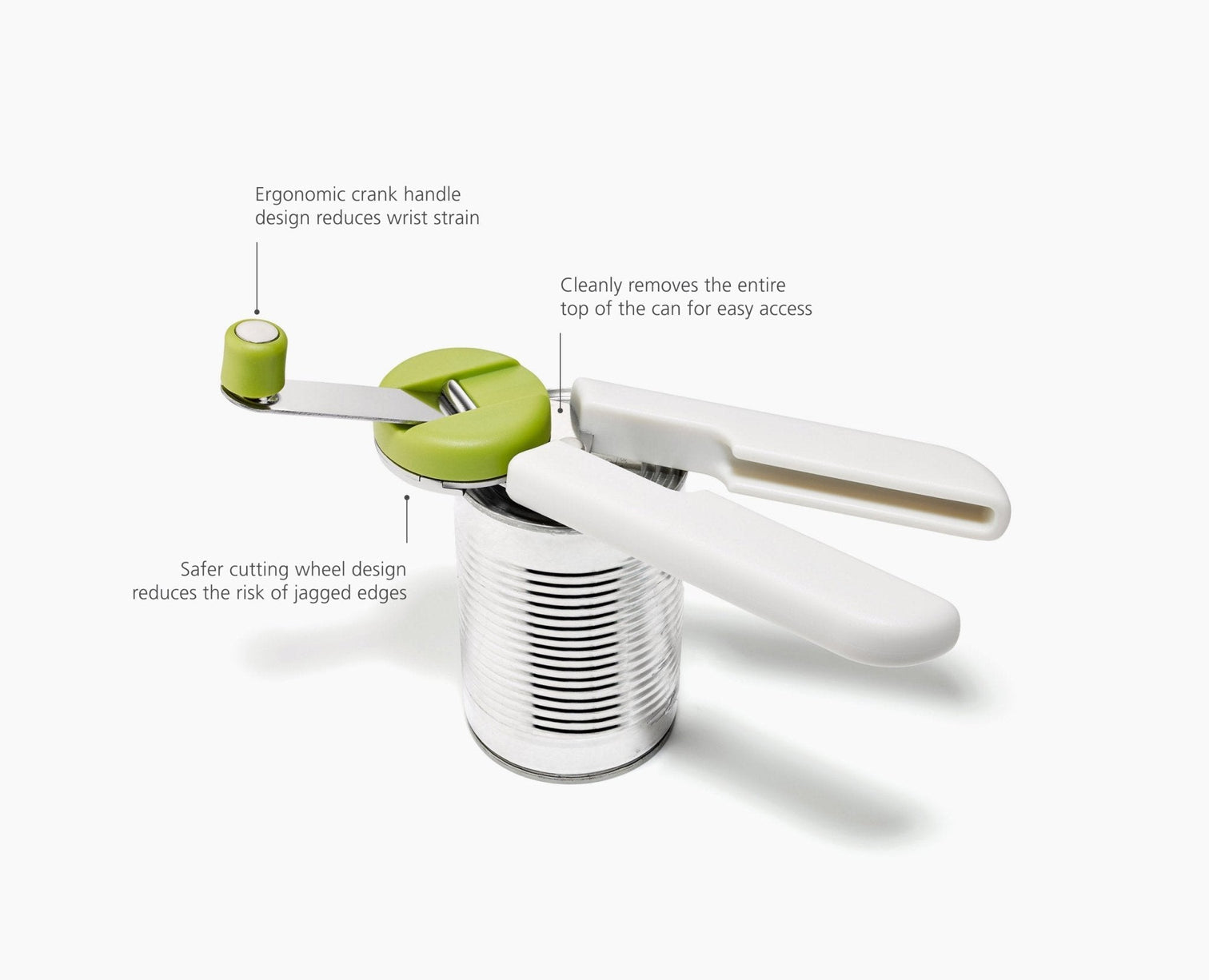 Joseph Joseph GoRound Easy Open Can Opener Folding Crank Handle