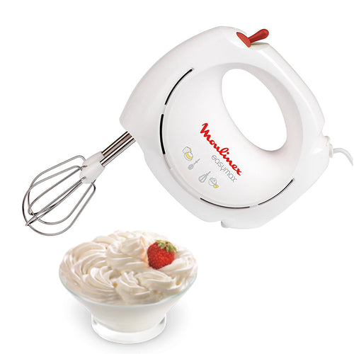 Moulinex Quick Mix Hand Mixer 200 W (5 Speeds, 2 Whisk Sets)